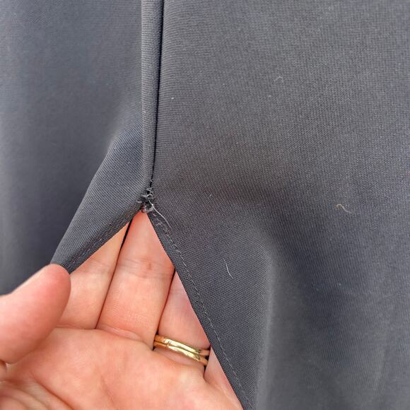 Amanda Uprichard Overlay Strapless Maxi Dress Black Gown Formal Long Medium - Picture 12 of 12